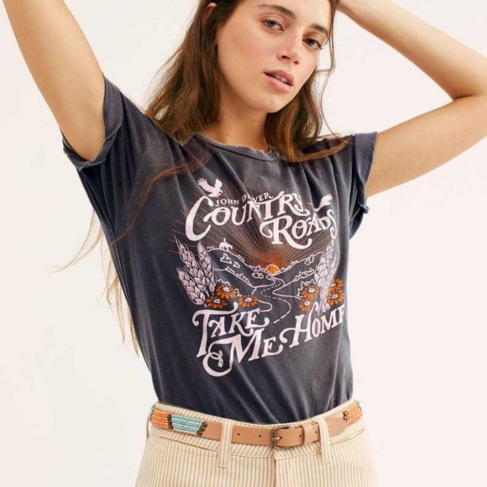 John Denver Country Roads take me home Graphic tee - Picture 4 of 4
